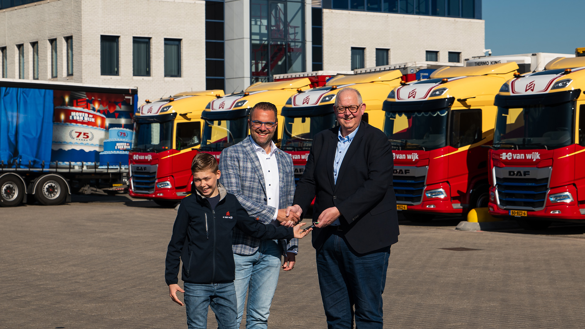 E. van Wijk expands further with six electric DAF trucks
